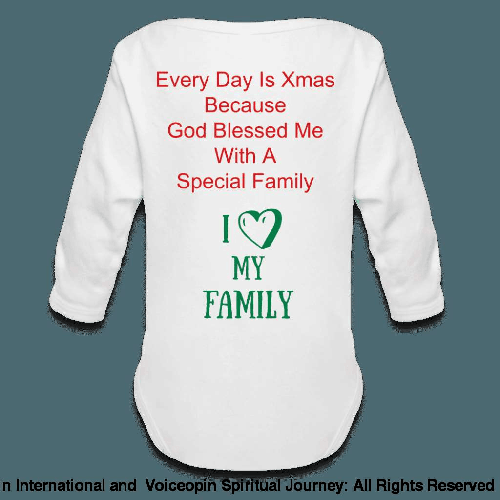 Organic Long Sleeve Baby Bodysuit | UNITED BELIEVING POWER ONLINE STORE