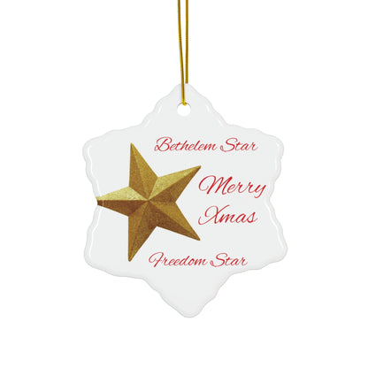 Christmas Ornament- Star of Bethlehem Freedom Star