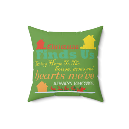 Christmas Square Pillow-You Have Been Missed