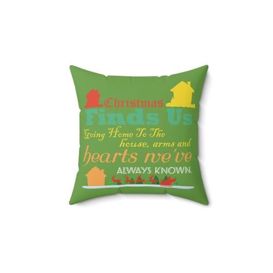 Christmas Square Pillow-You Have Been Missed