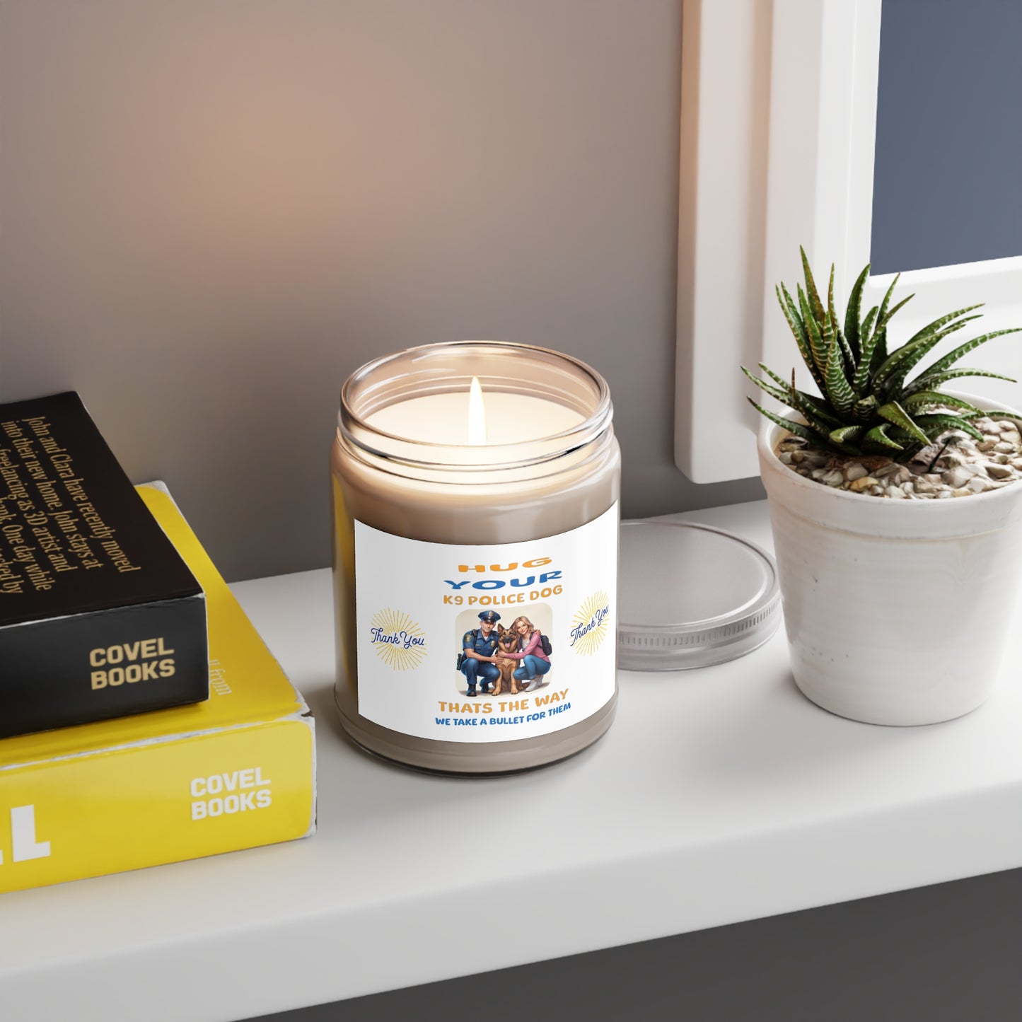 Hug Your K-9 Police Dog Scented Candles