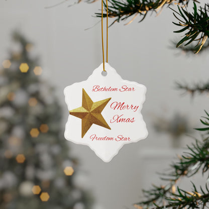 Christmas Ornament- Star of Bethlehem Freedom Star