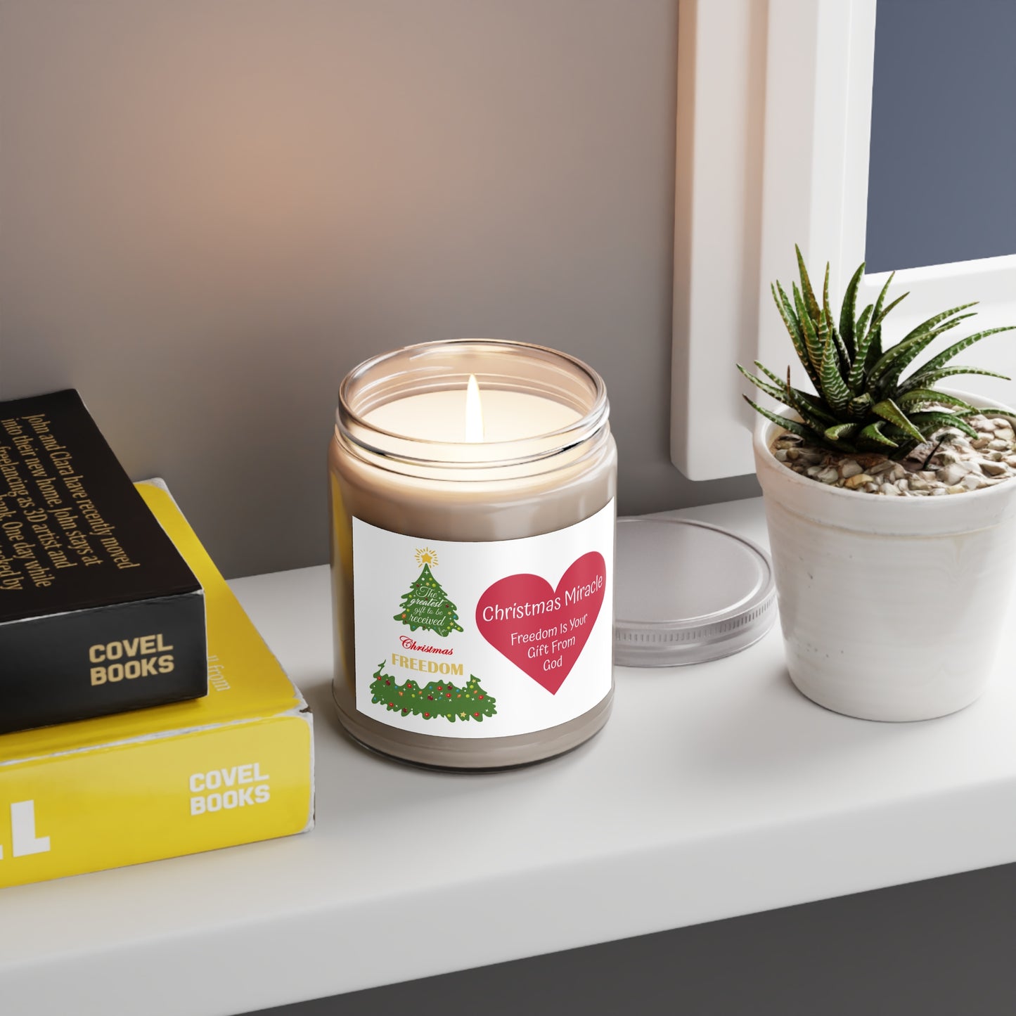 Christmas Scented Candles-God's Freedom Miracle