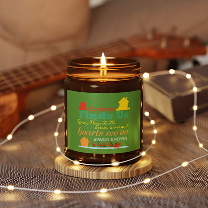 Christmas Scented Soy Candle-Welcome Home Green