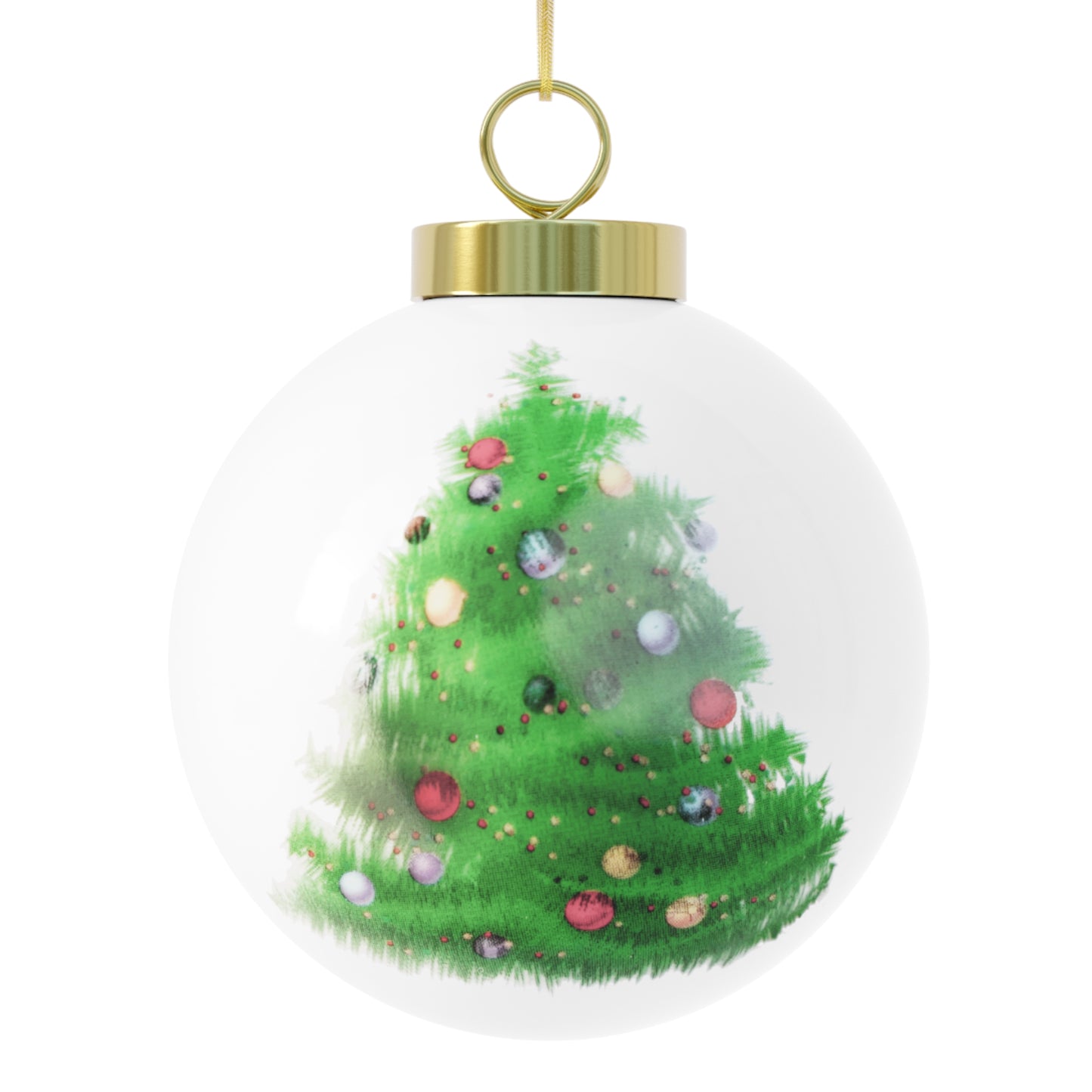 Christmas Ball Ornament-Christmas Bell Ringing Freedom