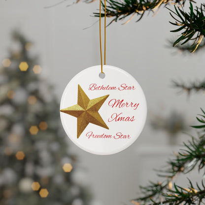 Christmas Ornament- Star of Bethlehem Freedom Star