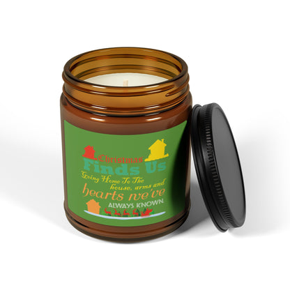 Christmas Scented Soy Candle-Welcome Home Green