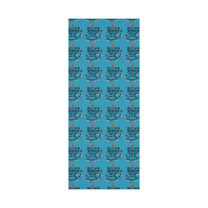 Christmas Gift Wrap Papers-On Jesus Birthday-Turquoise