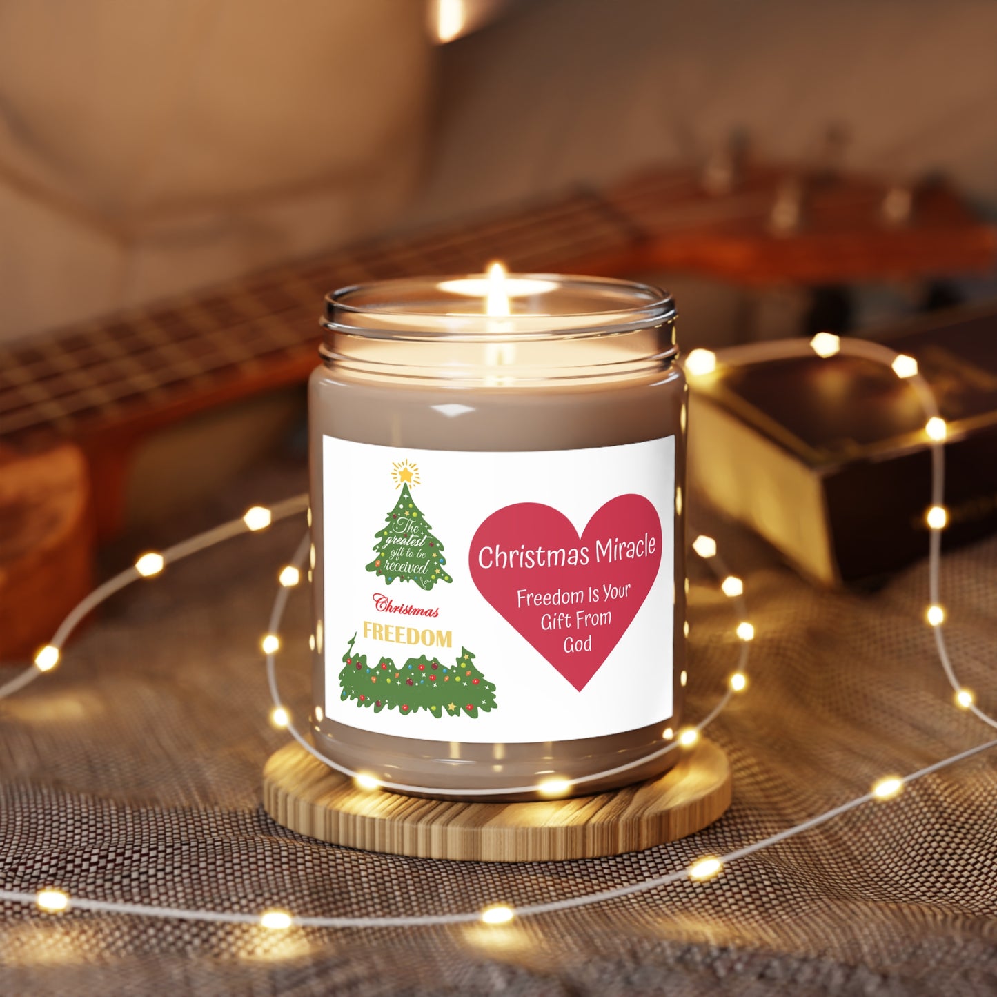 Christmas Scented Candles-God's Freedom Miracle