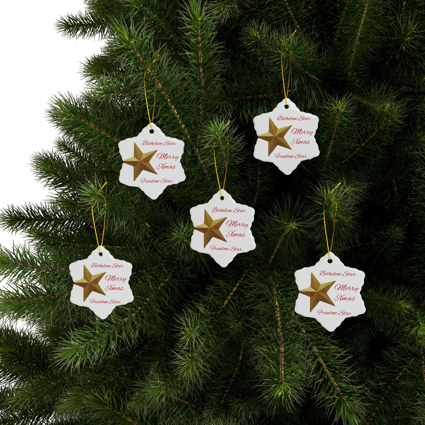 Christmas Ornament- Star of Bethlehem Freedom Star