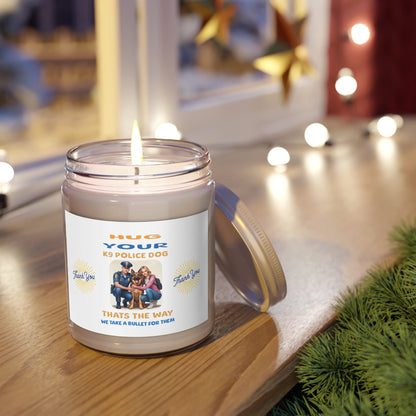 Hug Your K-9 Police Dog Scented Candles