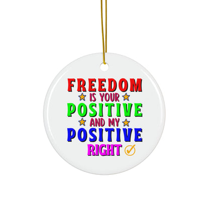 Christmas Ornaments--Freedom  Solid Colors