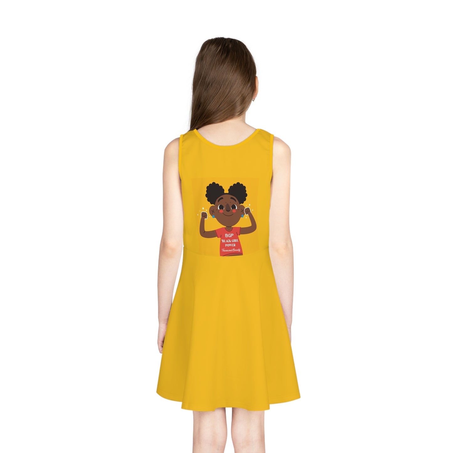 Sleeveless Sundress (AOP) Two Power-BGP Black Girl Power Girls