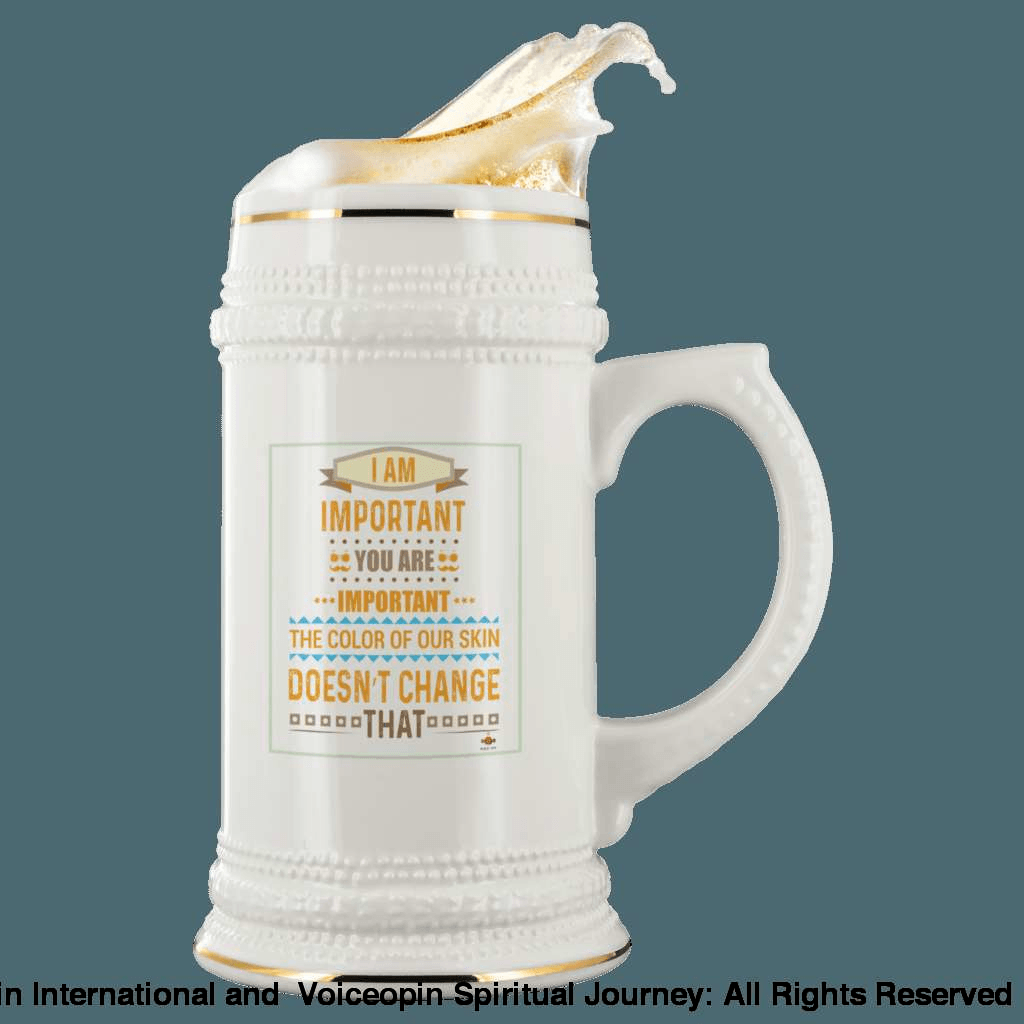 Color Of Our Skin Beer Stein