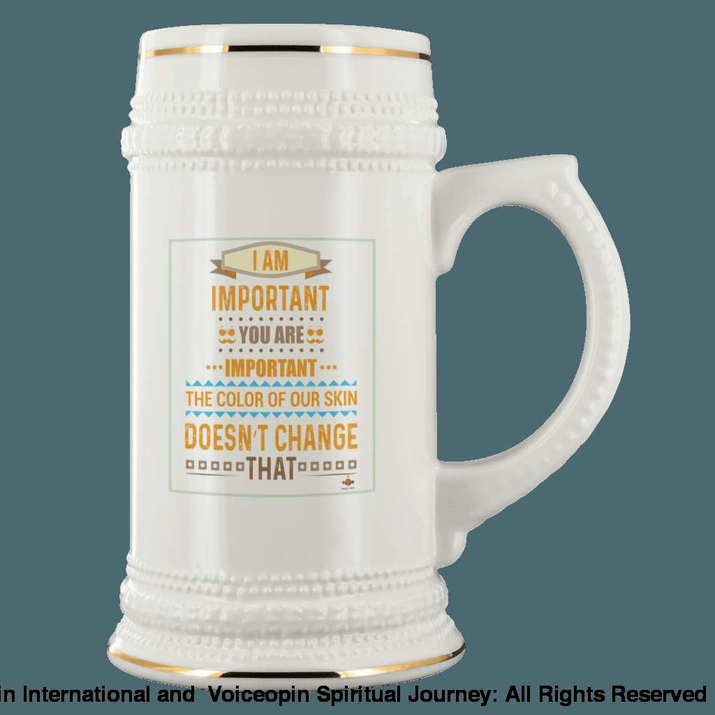 Color Of Our Skin Beer Stein