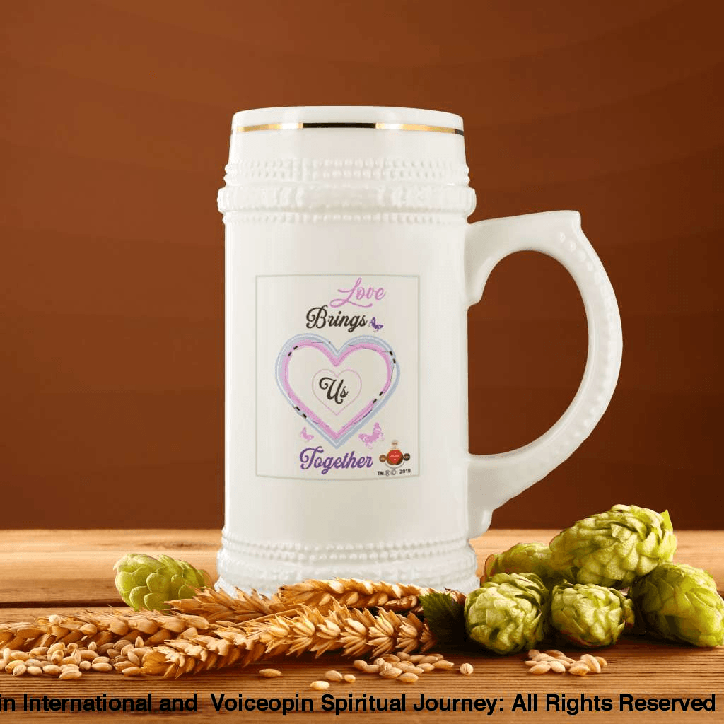 Love Brings Us Together Beer Stein