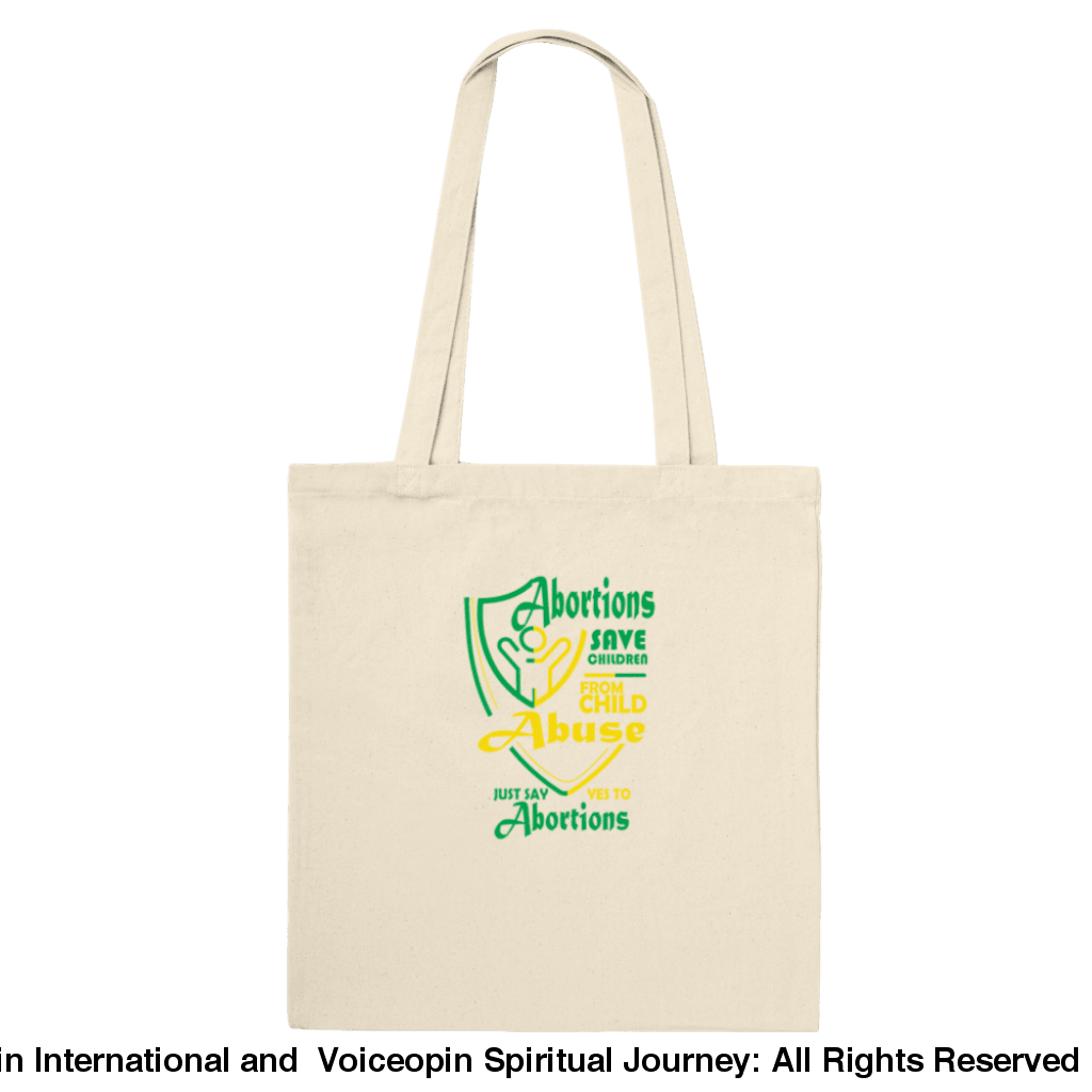 Child Abuse Abortion Classic Tote Bag Natural Print Material