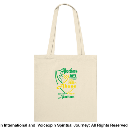 Child Abuse Abortion Classic Tote Bag Natural Print Material