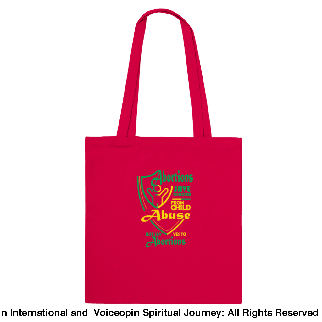 Child Abuse Abortion Classic Tote Bag Print Material