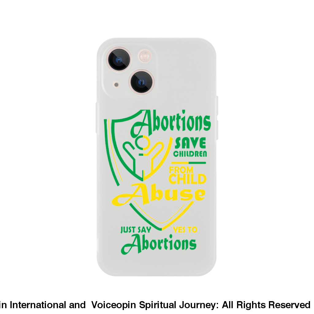 Child Abuse Abortion Flexi Cellphone Case Iphone 13 Mini Print Material