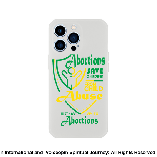 Child Abuse Abortion Flexi Cellphone Case Iphone 13 Pro Print Material