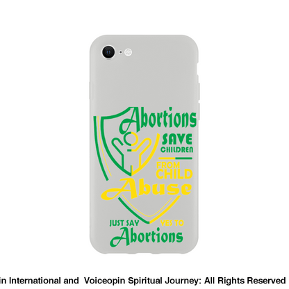 Child Abuse Abortion Flexi Cellphone Case Iphone 8 Print Material