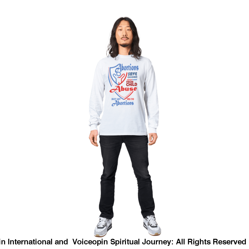 Child Abuse Long-Sleeved T-Shirt Print Material