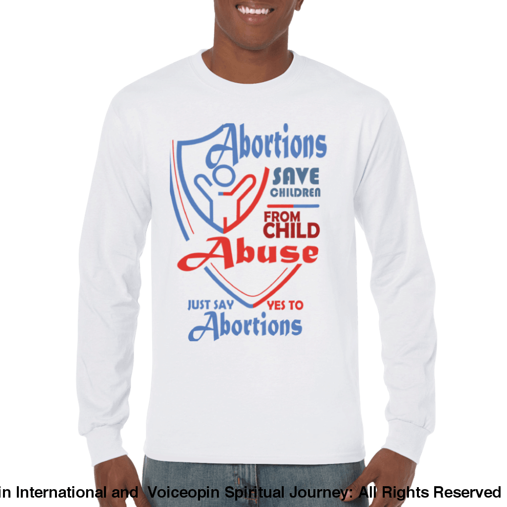 Child Abuse Long-Sleeved T-Shirt Print Material