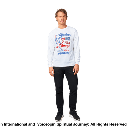 Child Abuse Long-Sleeved T-Shirt Print Material