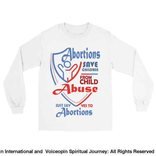 Child Abuse Long-Sleeved T-Shirt Print Material