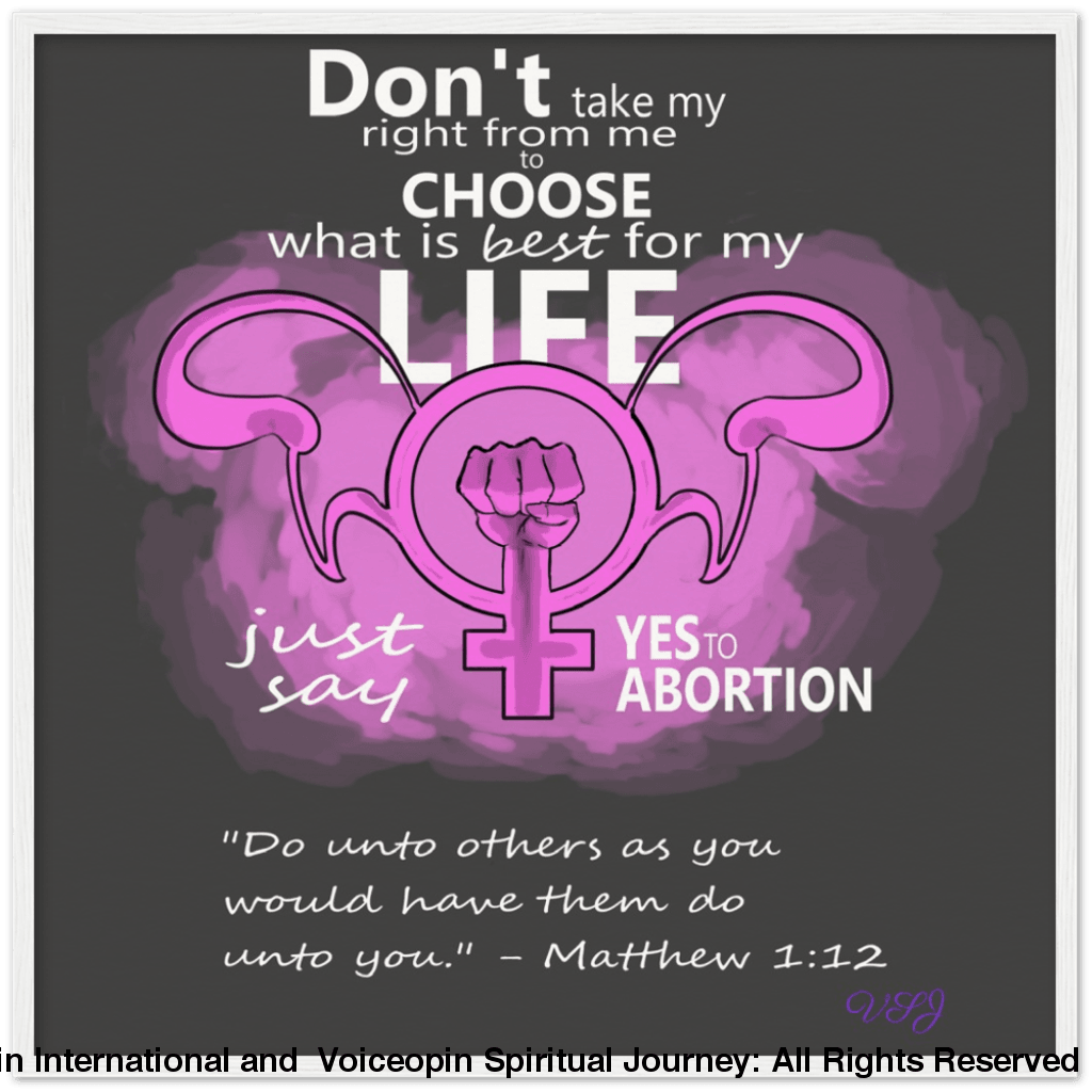 Dont Take Away My Right To Choose An Abortion 70X70 Cm / 28X28 White Print Material