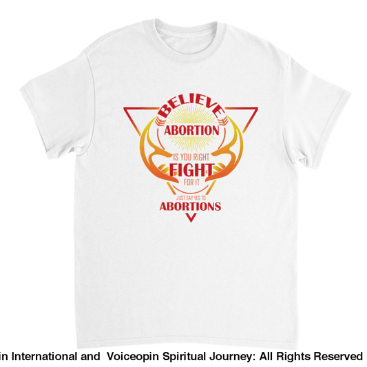 Fight For Abortions T-Shirt Print Material