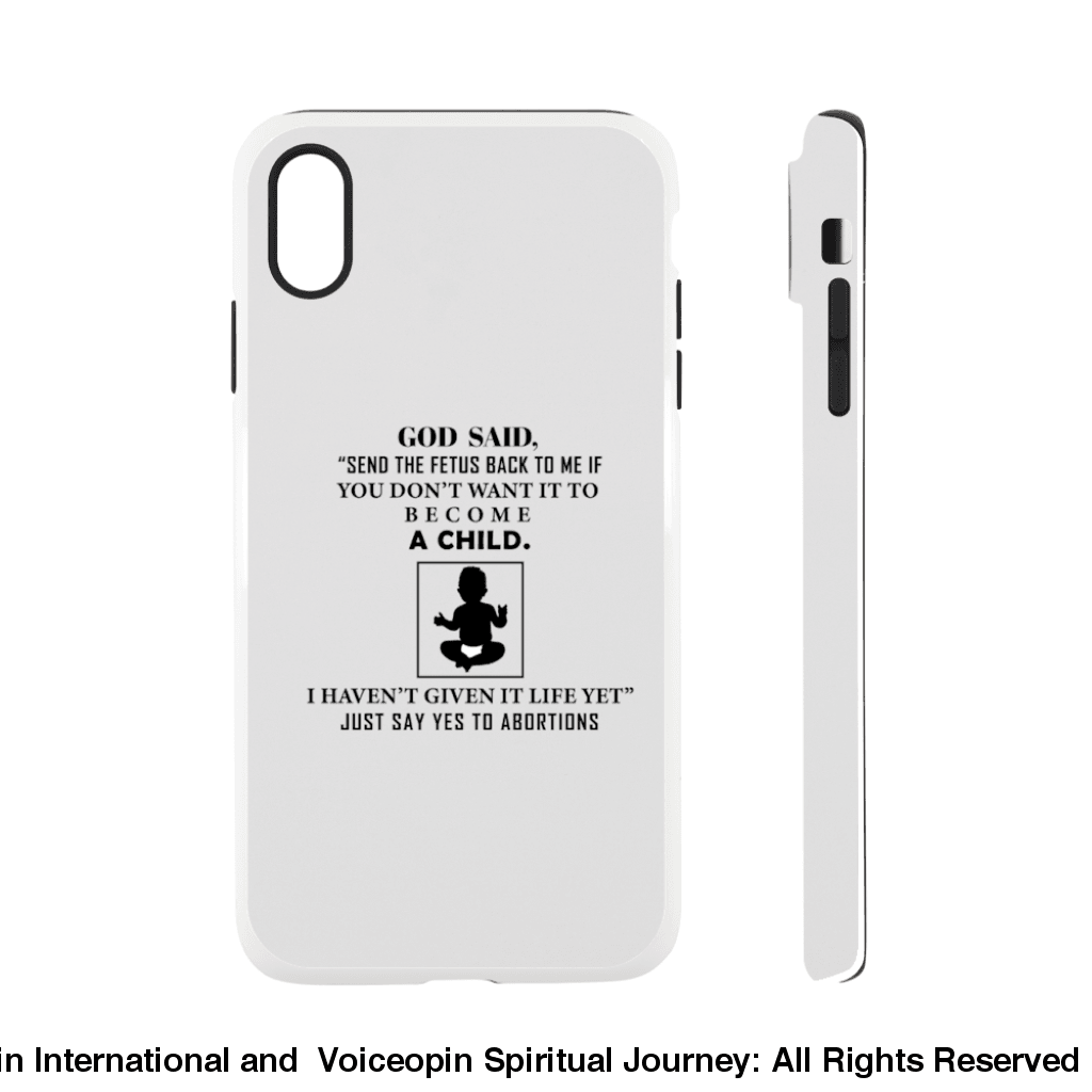 God Hasnt Given It Life Abortion Classic Tough Cellphone Case Iphone 12 Print Material