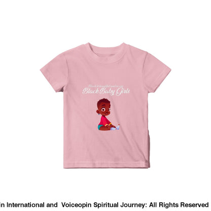 I Am A Beautiful Black Baby Girl Classic Crewneck T-Shirt Print Material