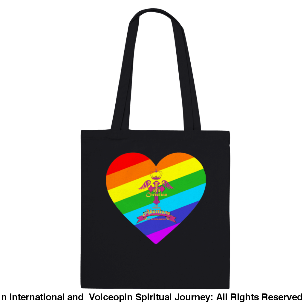 I Am A Christian Abortion Pride Classic Tote Bag Black Print Material