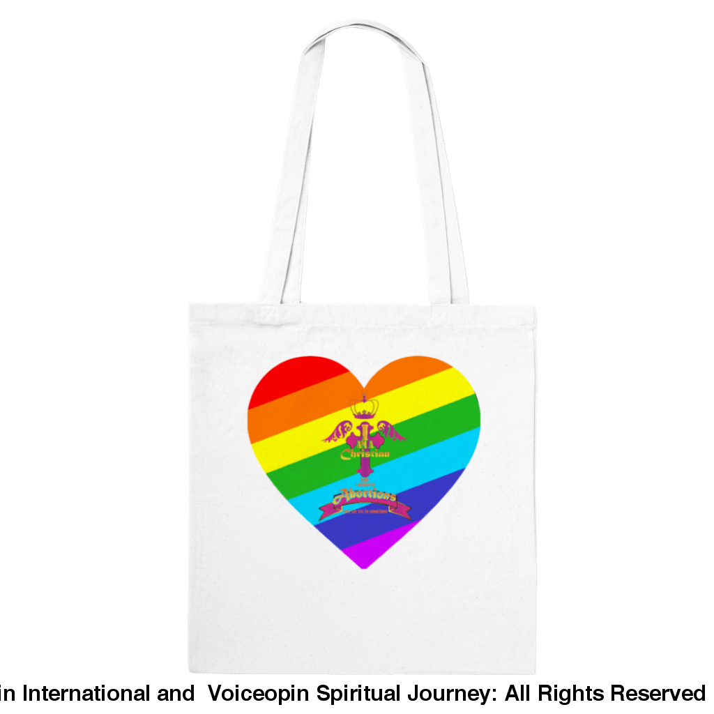 I Am A Christian Abortion Pride Classic Tote Bag Print Material