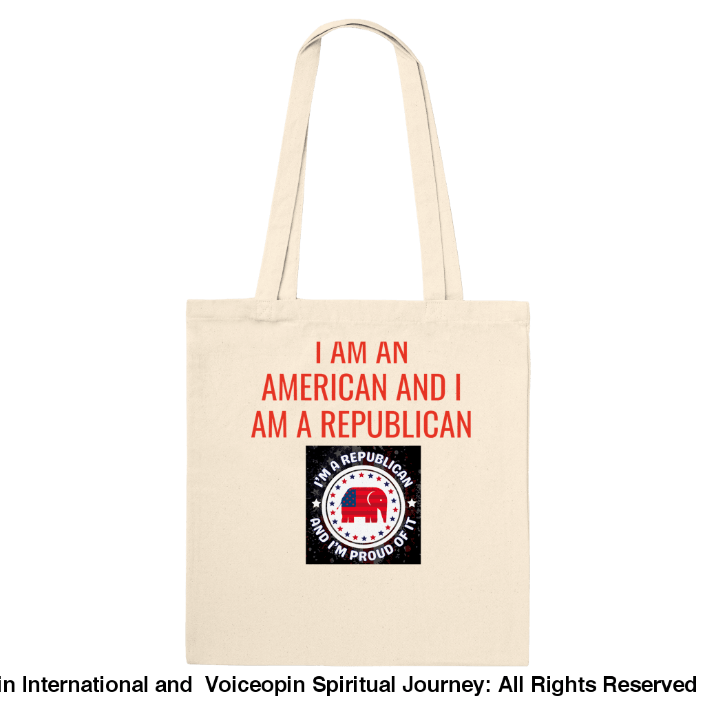 I Am A Republican And An American Print Material