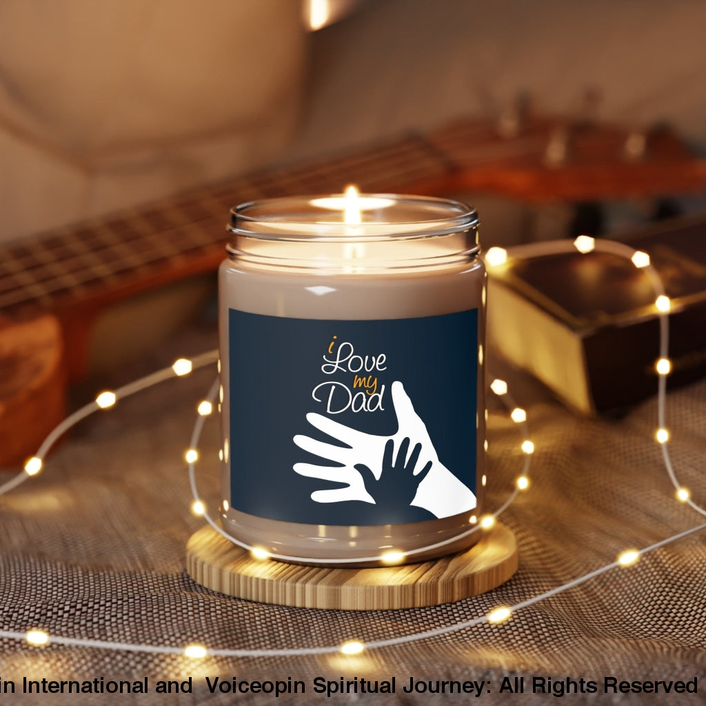 I Love My Dad Scented Candles 9Oz Home Decor