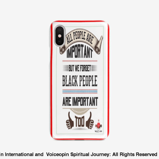 All People Are Important iPhone case