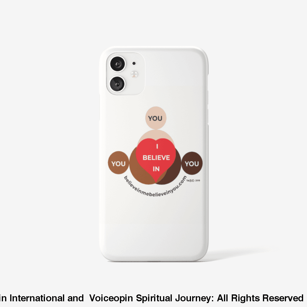 I Believe In You iPhone Case