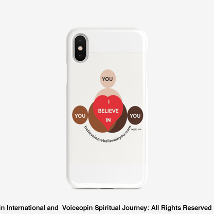 I Believe In You iPhone case