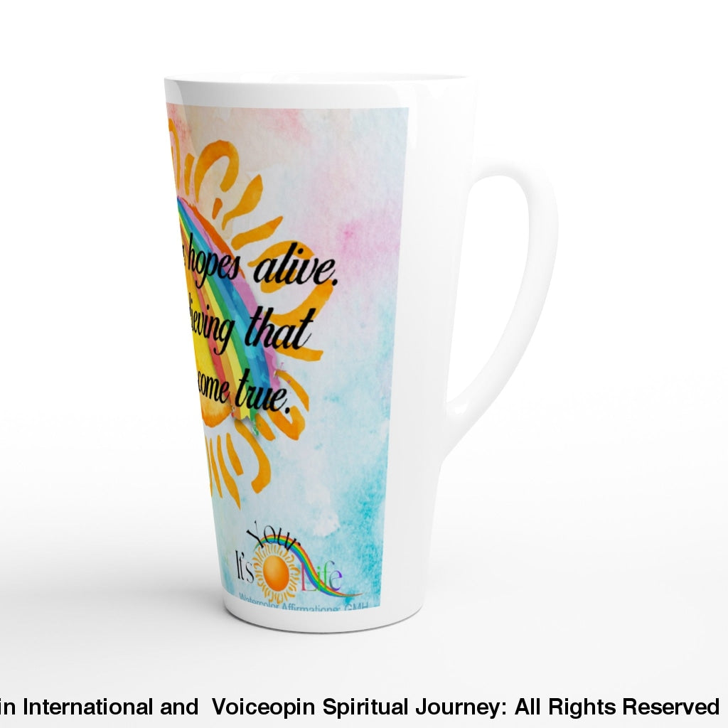 Keep Dreaming 17Oz Ceramic Mug Print Material