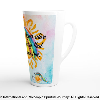 Keep Dreaming 17Oz Ceramic Mug Print Material