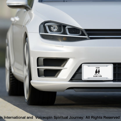 Listen My Son License Plate Accessories