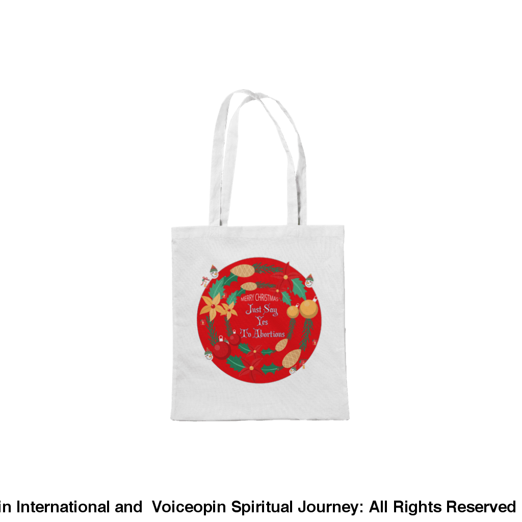 Merry Xmas Just Say Yes To Abortions Classic Tote Bag Print Material