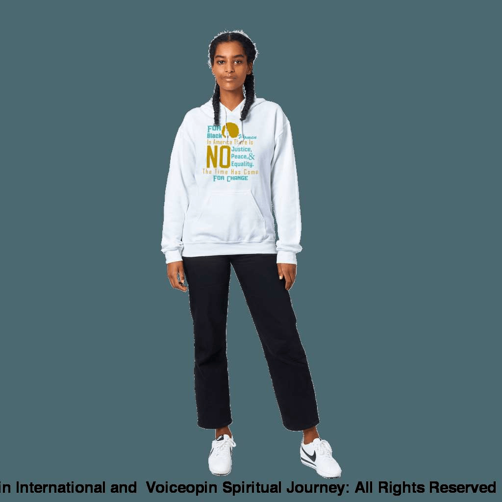 No Jpe For Black Women Unisex Adult Pullover Hoodie Print Material