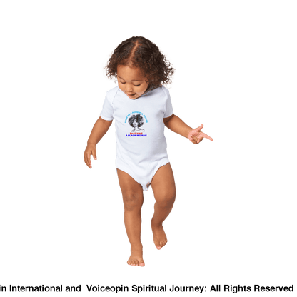 Powerful Black Woman Baby Short Sleeve Bodysuit Print Material