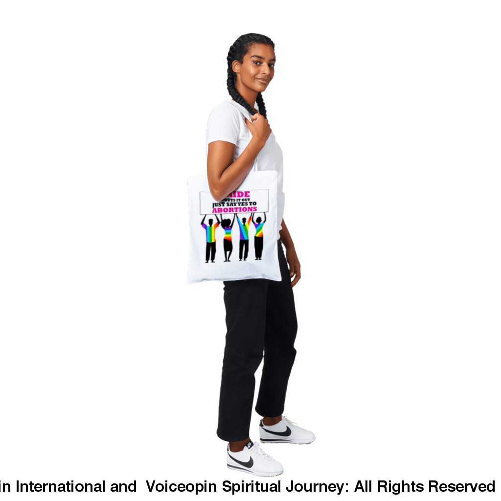 Pride Shouts Just Say Yes To Abortions Classic Tote Bag Print Material