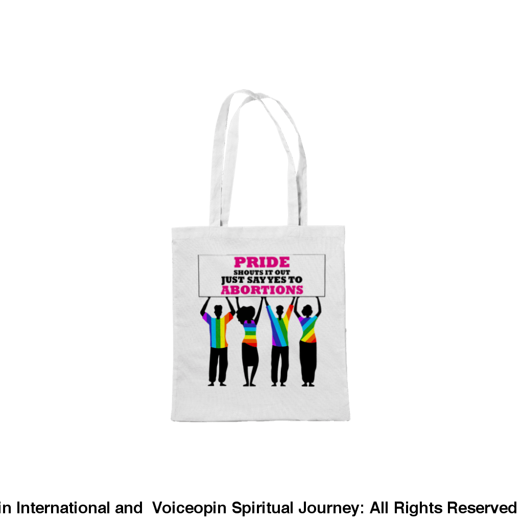 Pride Shouts Just Say Yes To Abortions Classic Tote Bag Print Material