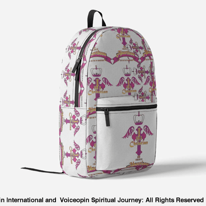 Retro Colorful Print Trendy Backpack